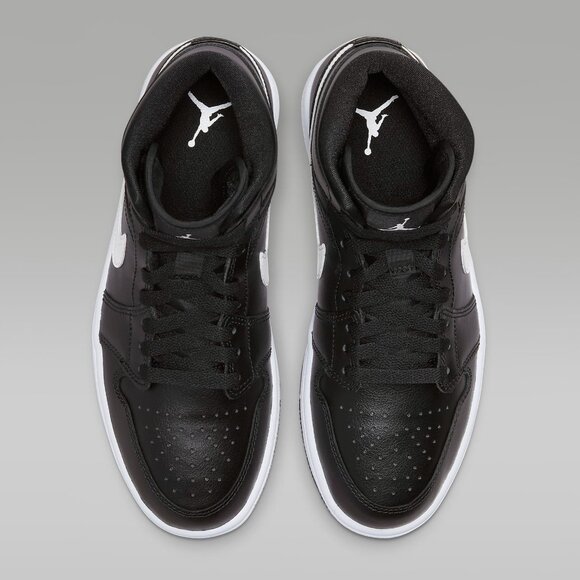 7W/5.5M - [NEW] Women's Air Jordan 1 Mid Shoes White DV0991-001 - Picture 4 of 8